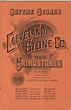The Cleveland Stone Co. Manufacturers Of Grindstones Suitable For All Kinds Of Grinding. Mounted Grindstones For Hand And Power Use. Scythe Stones, Etc., Etc., Etc. Cleveland Stone Co.
