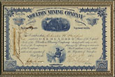 Moulton Mining Company Of Montana 1887 - 1902. Montana Territory 