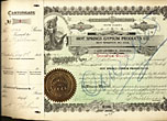 Stock Certificate Book With …