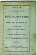 Report On The Chemical Analysis Of The White Sulphur Water Of The Artesian Well Of Lafayette, Ind. With Remarks Upon The Nature Of Artesian Wells WETHERILL, PH.D., M.D.; CHARLES M.