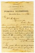 C. H. Ferrell & Co., Proprietors Of Pomona Nurseries, Humboldt, Tennessee, Hand-Written Letter Dated Nov 21st, 1882, On Company Stationery C. H. FERRELL & CO., HUMBOLDT, TENNESSEE