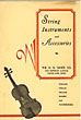 String Instruments And Accessories. Violins, Violas, Cellos, Basses, And Accessories THE H. N. WHITE CO., CLEVELAND, OHIO