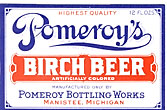 Pomeroy's Birch Beer Label