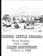 Yavapai Cattle Growers: Brief History 1932-1982, Golden Anniversary, March 6, 1982 Yavapai Cattle Growers