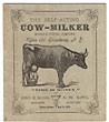 The Self-Acting Cow-Milker Manufacturing Company. Office 575 Broadway, N.Y. "Time Is Money" KING, GEO E. [PRESIDENT, SELF-ACTING COW-MILKER MANUFACTURING COMPANY]