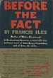 Before The Fact. FRANCIS ILES