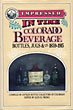 Impressed In Time, Colorado Beverage Bottles, Jugs & Etc 1859-1915. Compiled By Antique Bottle Collectors Of Colorado PREBLE, GLEN R. [EDITED BY]