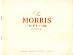 The Morris Twelve-Four (Series Iii) Automobile MORRIS INDUSTRIES EXPORTS LTD