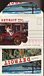 Detroit Michigan, World's Motor Capital Hiawatha Card Co., Psilanti, Michigan