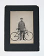 Cabinet Card Of Alfred H. Seeley With His Bicycle ALFRED H SEELEY