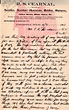 Two Page Holograph Letter From R. S. Cearnal Dated April 4, 1903 To A Creditor R. S. CEARNAL