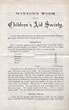 Winter's Work Of The Children's Aid Society, May 30, 1874 BRACE, CHARLES L. [SECRETARY, CHILDREN'S AID SOCIETY]