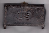 Civil War Cartridge Belt Container UNION ARMY