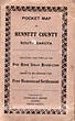 Pocket Map Of Bennett County South Dakota. Including That Part Of The Pine Ridge Indian Reservation Soon To Be Opened For Free Homestead Settlement CHARLES A BATES
