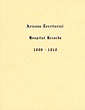 Arizona Territorial Hospital Records …