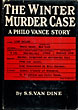 The Winter Murder Case. S. S. VAN DINE