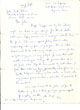 A One-Page Handwritten Letter. …
