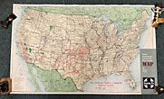 Trans-Continental Territorial Rate Group Map Of The United States TOPEKA AND SANTA FE RAILWAY SYSTEM THE ATCHISON