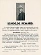 Wanted Poster "For The Body, Dead Or Alive Of Chas. R. Baker" HARRY BAKER