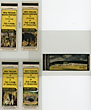 Five - 1940'S Souvenir Of White's City At Entrance To Carlsbad Cavern National Park Matchbook Covers White'S City, New Mexico