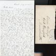 Autographed Letter Signed From Henry Wells Of Omaha, Nebraska To His Brother Elisha Wells, Jr., Of Deerfield. Massachusetts Promoting Stock Raising In Nebraska WELLS, HENRY [LETTER WRITER]