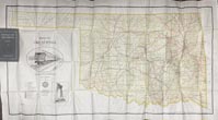 Railroad Map Of Oklahoma Published By The State. Prepared Under The Direction Of Corporation Commission Of Oklahoma 1911 Corporation Commission Of Oklahoma