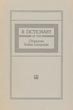 A Dictionary Of The …