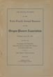 Transactions Of The Forty-Fourth Annual Reunion Of The Oregon Pioneer Association, Portland, June 22, 1916 Containing The Proceedings Of The Thirty-First Grand Encampment Of Indian War Veterans Of The North Pacific Coast And Other Matters Of Historic Interest HIMES, GEORGE H. [SECRETARY]