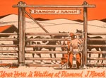 Diamond J Ranch. Your Horse Is Waiting At Diamond J Ranch. (Cover Title). BENNETT, JULIA A. [OWNED & OPERATED BY]