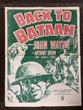 Original Movie Poster, "Back To Bataan" Starring John Wayne DMYTRYK, EDWARD [DIRECTED BY]