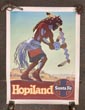 Hopiland (Buffalo Dancer). Santa Fe Railroad Poster TOPEKA AND SANTA FE RAILWAY ATCHISON