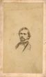 Vignette Bust Portrait Carte De Visite Of Isaac Ingalls Stevens, First Territorial Governor Of Washington PHOTOGRAPHER UNKNOWN