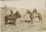 Photograph - Two Montana Cowboys - Fallon,  Montana EVELYN J. CAMERON