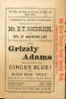 Goodrich & Thode's Company, Supporting The Popular Young Actor, Mr. E.T. Goodrich In His Idyl Of American Life On The Borders Of Civilization Entitled Grizzly Adams, Introducing The Celebrated Horse Ginger Blue! And Black Bear "Jolly," With New And Complete Scenic Effects Merchant'S Gargling Oil, Lockport, New York