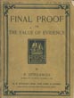 Final Proof Or The Value Of Evidence RODRIGUES OTTOLENGUI