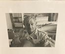 Silver Gelatine Photograph Of Tony Hillerman ERNIE BULOW