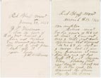 Three Autographed Letters - A Montana Territory Man Gets Testy About Not Receiving His Warrant For Bear Furs WILLIAMS, J. W. [AUTHOR OF LETTERS]