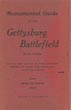 Monumental Guide To The Gettysburg Battlefield With Index Showing The Location Of Every Monument Marker And Tablet With Approaching Roads And Avenues HAMMOND, SCHUYLER A.; HEWITT, EDGAR M. (MAP B Y)