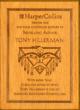 Harper Collins Thanks You For Your Continuing Support Of Bestselling Author Tony Hillerman With More Than 12 Million Books In Print, Tony Hillerman Is One Of America's Best-Loved Storytellers HARPER COLLINS
