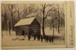 Set Of Four Cabinet Card Photographs Of Abbie Gardner-Sharp, Her Family's Cabin, And Scenes Of The Spirit Lake Massacre In Iowa In 1857. VARIOUS PHOTOGRAPHERS - Image 3
