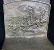 Solid Bronze Bookends - Two Cowboys On Horseback Chasing A Steer UNKNOWN - Image 3