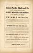 Progress Of The Union Pacific Railroad West From Omaha, Nebraska, Across The Continent, Making, With Its Connections, An Unbroken Line From The Atlantic To The Pacific Ocean. Eight Hundred And Twenty Miles Completed Sept. 20, 1868 UNION PACIFIC RAILROAD COMPANY - Image 4