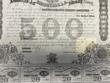 1863 $500 Confederate States Of America Government Bond C.S.-SECRETARY MEMMINGER - Image 4