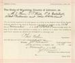 Four Johnson County, Wyoming Court Documents VARIOUS SHERIFFS - Image 7