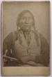 Original Photograph Of Kiowa Indian, Chief Lone Wolf WILLIAM S. SOULE--PHOTOGRAPHER