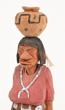 Andy Anderson Wood Carving, "Native American Woman With A Pot" ANDERSON, ANDY [WOOD CARVER] - Image 3