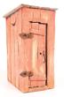 Andy Anderson Wood Carving, "Man In The Outhouse." ANDERSON, ANDY [WOOD CARVER] - Image 6