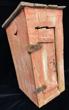 Andy Anderson Wood Carving, "Man In The Outhouse." ANDERSON, ANDY [WOOD CARVER] - Image 2