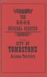 The 1881 Original Charter Of The City Of Tombstone, Arizona Territory CITY OF TOMBSTONE