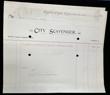 Municipal Bill Approved And Signed By Fire Chief W. J. Allen Following The Fires Of 1896.  - Image 4